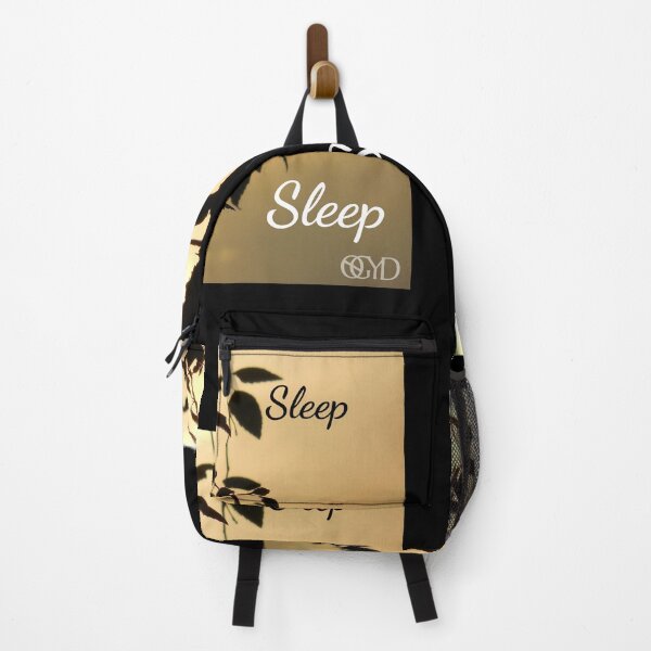 Item preview, Sleep Print Nature Leaf Shadow Dream Restful Night - Gold Black White Gray designed and sold by NoGrayDays1.