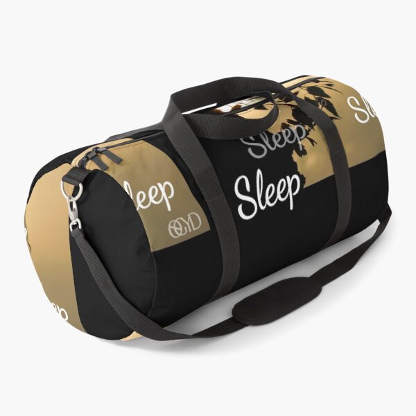Item preview, Sleep Print Nature Leaf Shadow Dream Restful Night - Gold Black White Gray designed and sold by NoGrayDays1.