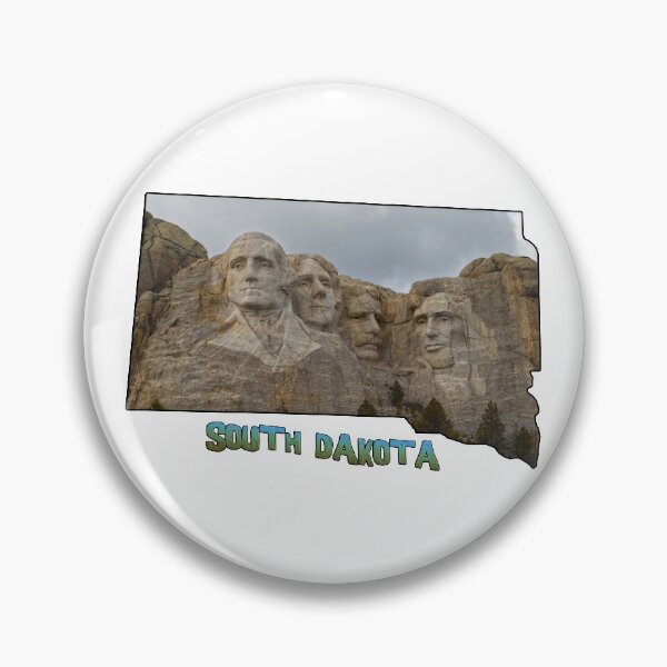 Item preview, South Dakota State Outline (Mount Rushmore) designed and sold by gorff.