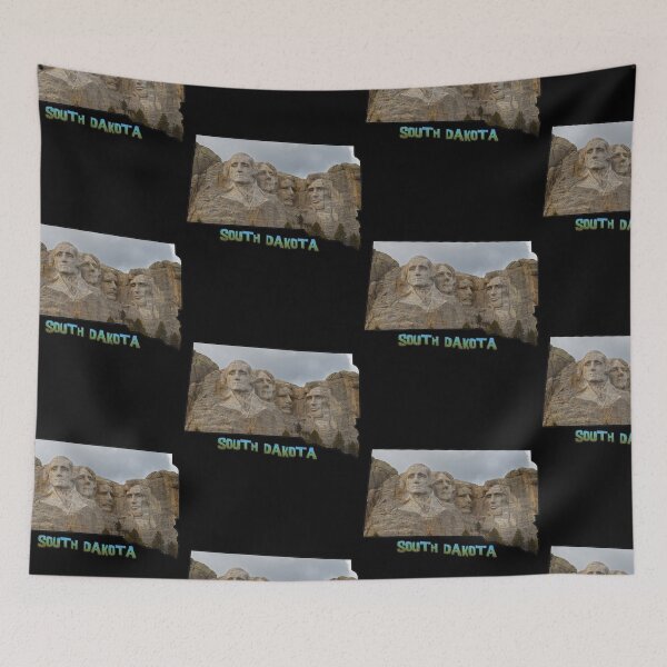 Item preview, South Dakota State Outline (Mount Rushmore) designed and sold by gorff.