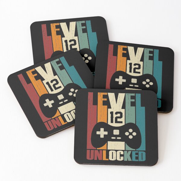 Item preview, Level 12 Unlocked 12nd Birthday Gift 12 Years Old Vintage 2008 Video Gamer designed and sold by nana1099.
