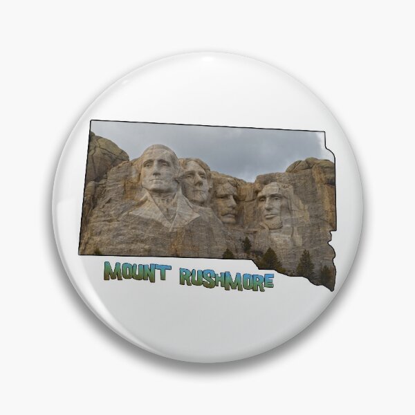 Item preview, South Dakota State Outline (Mount Rushmore) designed and sold by gorff.