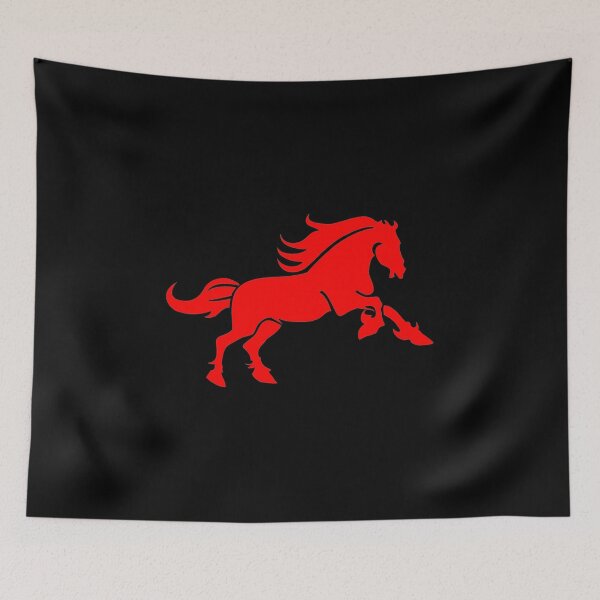 Item preview,  Beautiful Red Horse Running Silhouette designed and sold by Pennylanemerch.
