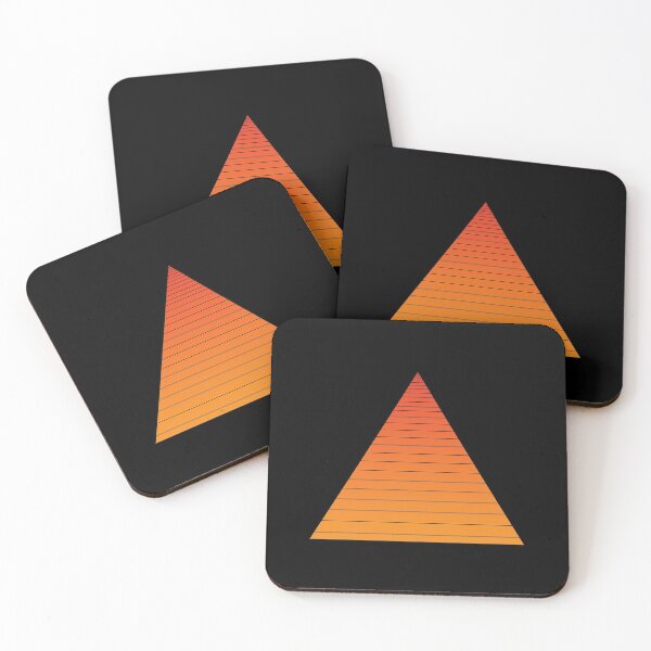 Item preview, Pyramid/Highway/Triangle - Orange Red designed and sold by phthalow.