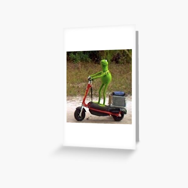 Kermit the frog meme Greeting Card