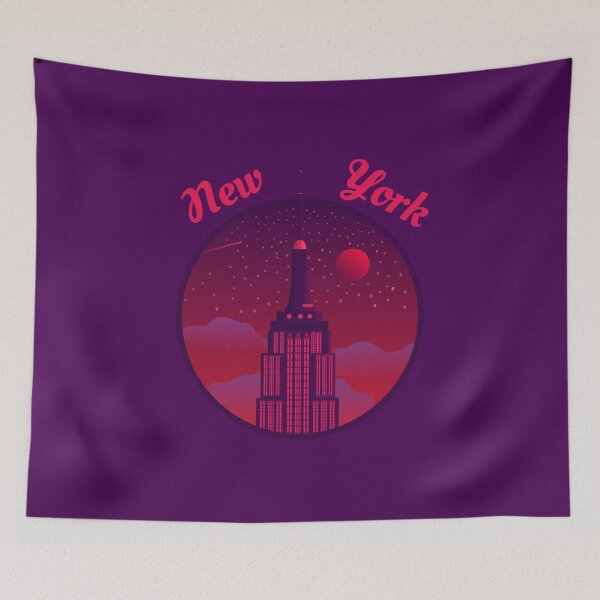 Item preview, Empire State New York Illustration designed and sold by ImMelancholyKid.