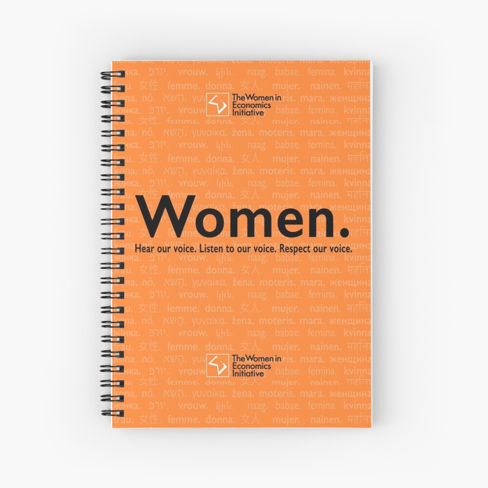 Voices in Orange Spiral Notebook
