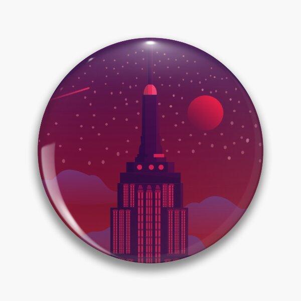 Item preview, Empire State New York Illustration designed and sold by ImMelancholyKid.