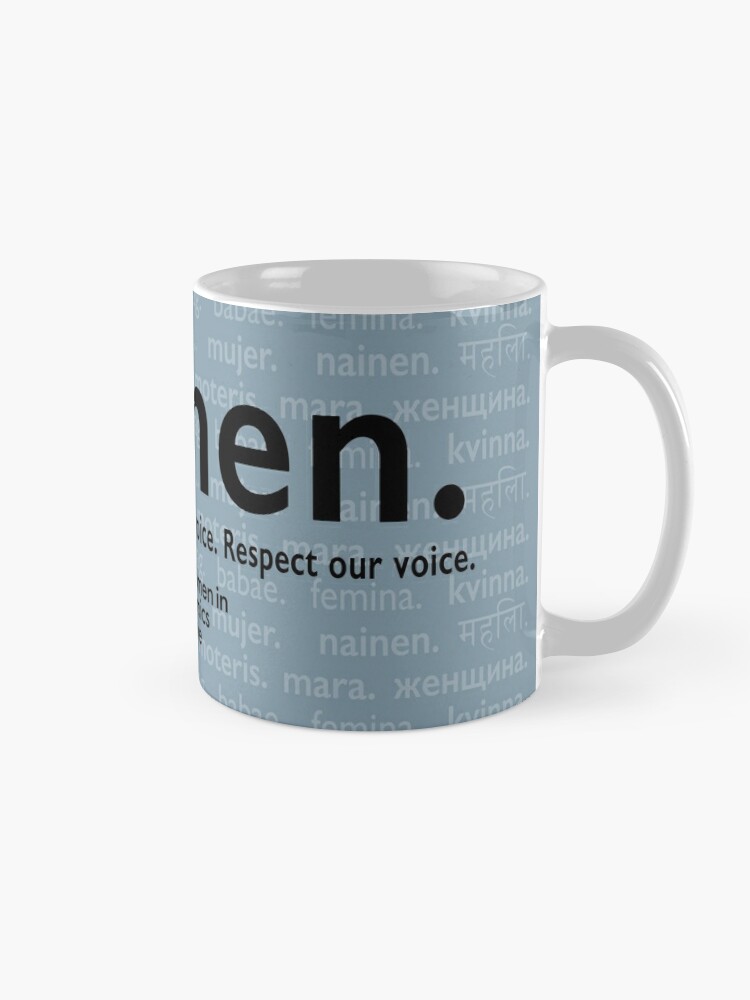 Alternate view of Voices in Blue Mug