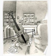 Violin and Sitting-Room Poster