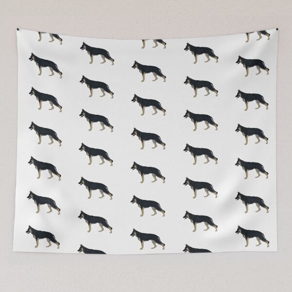 Item preview, German Shepherd: Tan & Black Blanket designed and sold by 2woofs-1meow.