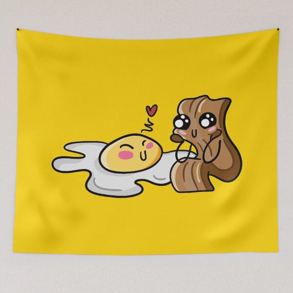Item preview, Cute Inseparable Bacon and Egg - Food Love designed and sold by ShareYourFaith.