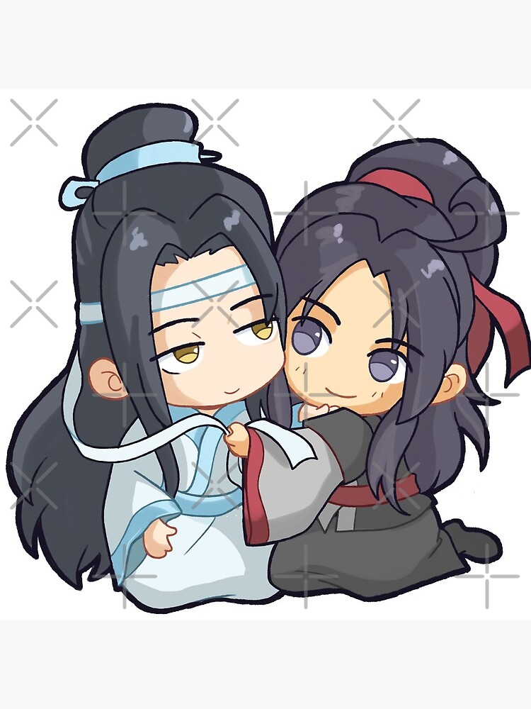 "MDZS Lan Zhan and Wei Wuxian" Pin by CutePaka Redbubble