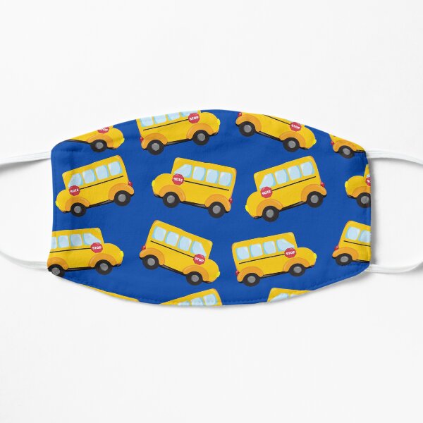 School Bus Pattern Mask