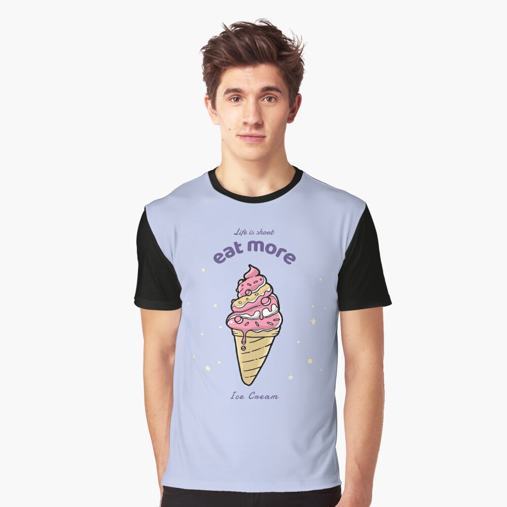 Live Love Laugh Eat Ice Cream T-Shirt Men Women Youth-BN – Banazatee