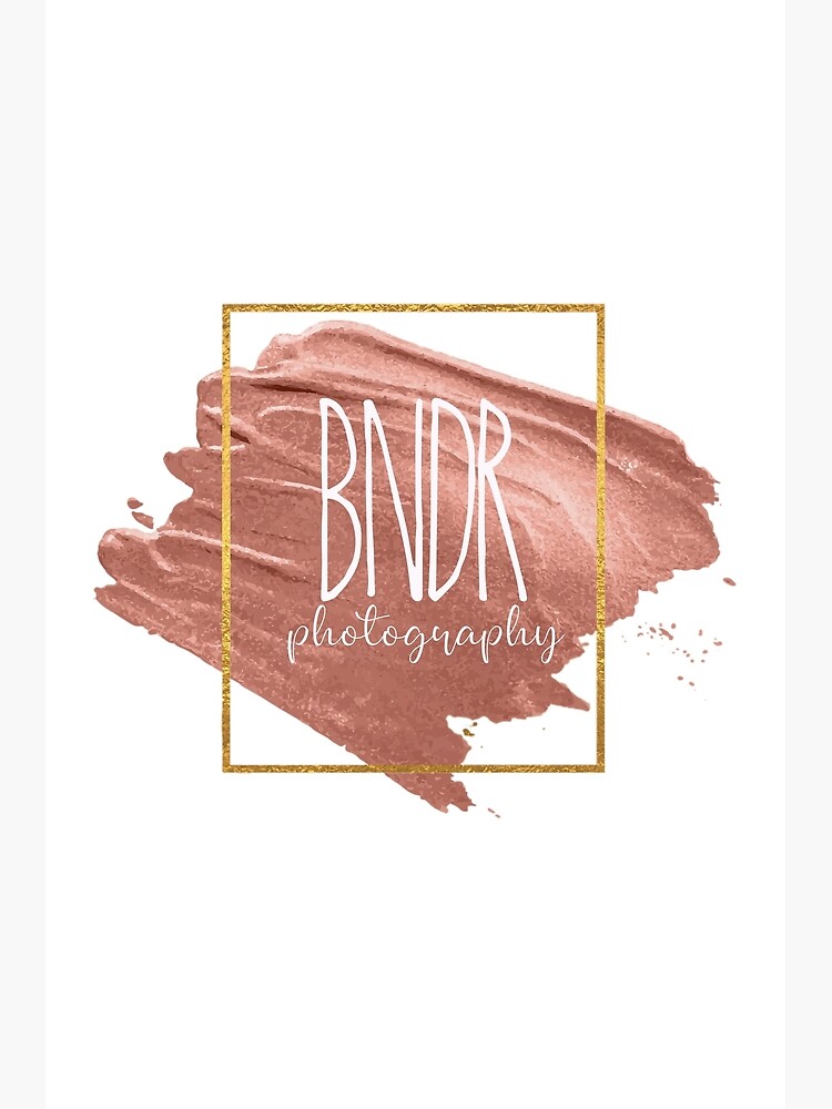 "BNDR Photography Logo" Poster for Sale by kaelynbender | Redbubble