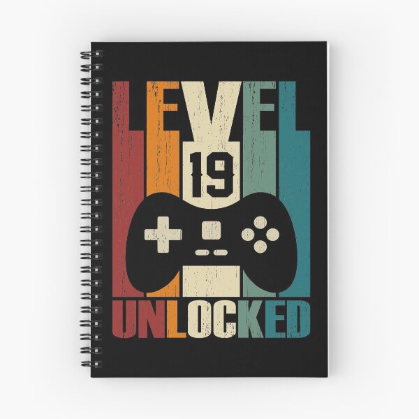 Item preview, Level 19 Unlocked 19th Birthday Gift 19 Years Old Vintage 2001 Video Gamer designed and sold by nana1099.