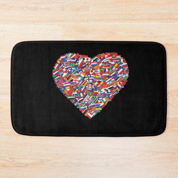 Item preview, Earth Day 2020 - World All Countries Flags In Heart Patriot designed and sold by Dressed For  Duty.