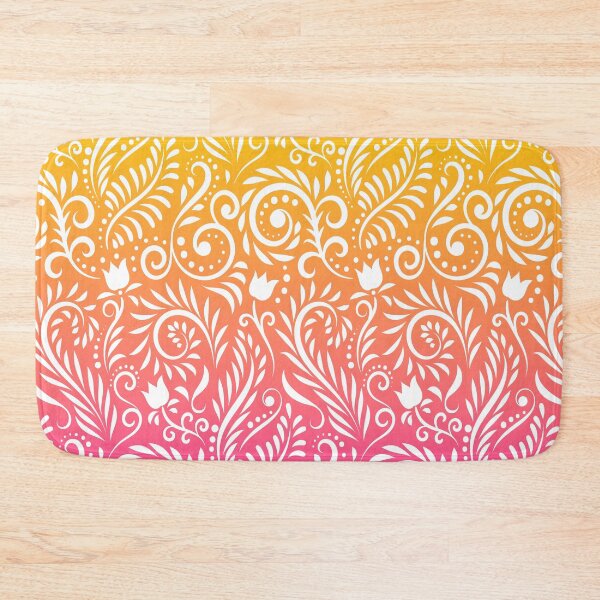 Item preview, Floral and Leaves - Mango Peach Smoothie RS designed and sold by CreativityRoams.