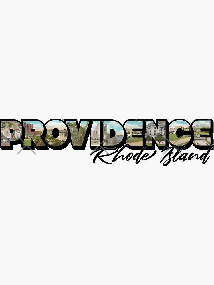 Providence Rhode Island Big Letter by ButterflysAttic