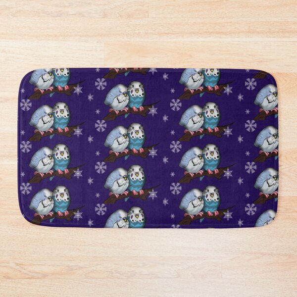 Item preview, Budgies Parakeets Winter designed and sold by legitparrot.