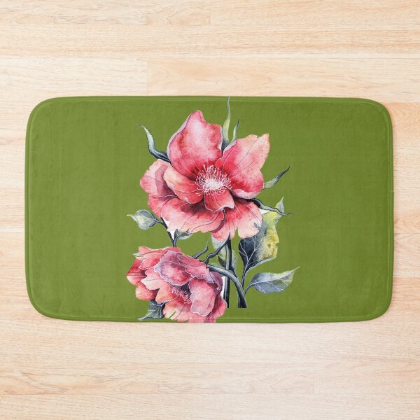 Item preview, Red Painted Flowers designed and sold by dplachkinova.