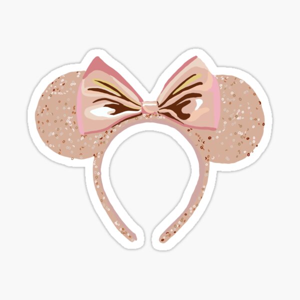 Rose Gold Ears Sticker