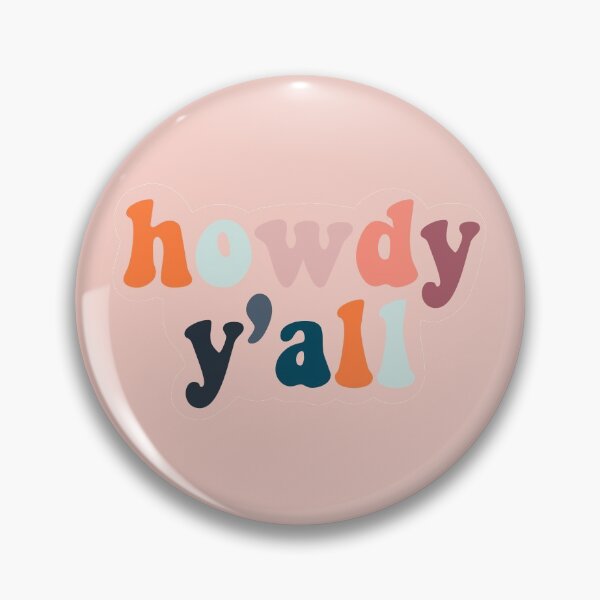 Item preview, Howdy y’all Southern retro  designed and sold by emilyo15rourke.