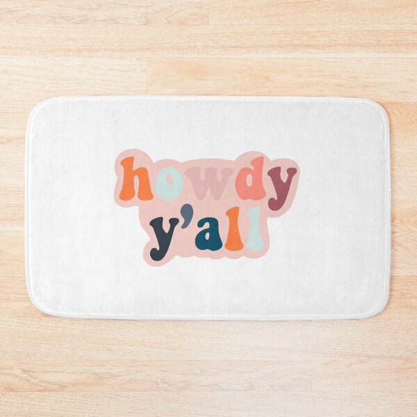 Item preview, Howdy y’all Southern retro  designed and sold by emilyo15rourke.