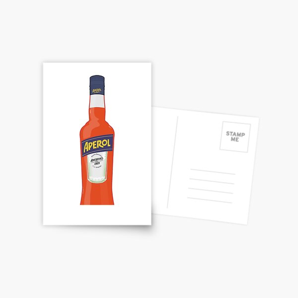 Aperol Spritz in a Glass | Postcard