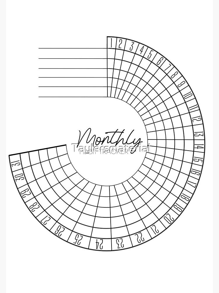 Habit tracker circular habit tracker spiral habit tra vrogue co