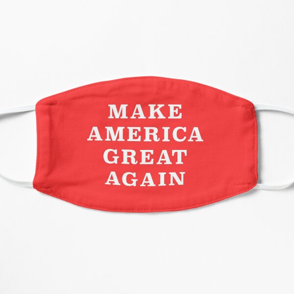 MAKE AMERICA GREAT AGAIN Donald Trump 2020 Flat Mask