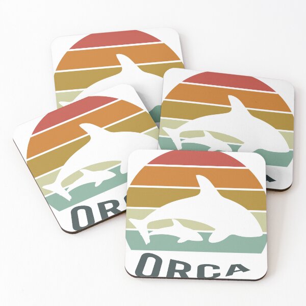 Item preview, KILLER WHALE ORCA TEES: RETRO VINTAGE T-SHIRT designed and sold by BADRfaris1.