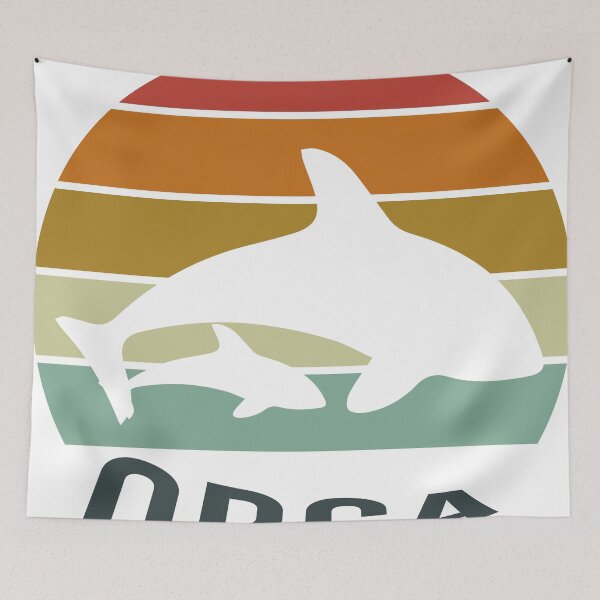 Item preview, KILLER WHALE ORCA TEES: RETRO VINTAGE T-SHIRT designed and sold by BADRfaris1.