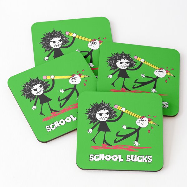 Item preview, School Sucks Grumpy Girl - Bad Day Betty Back to School designed and sold by PUFFYP.