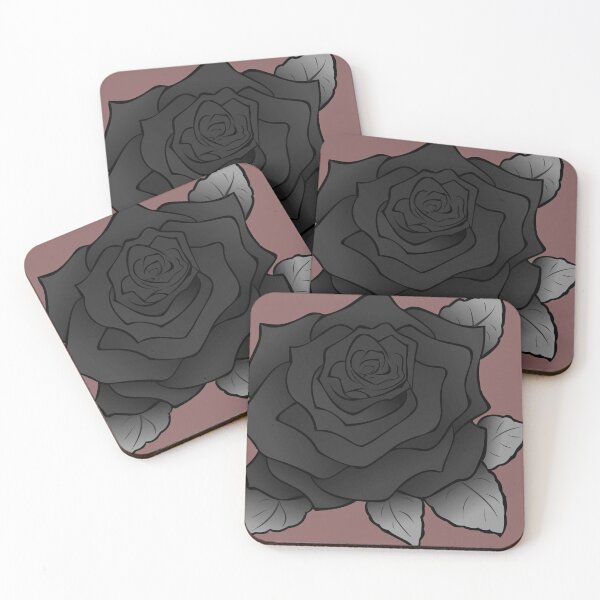 Item preview, Black painted rose designed and sold by dplachkinova.