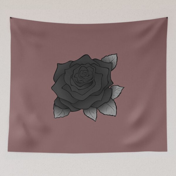 Item preview, Black painted rose designed and sold by dplachkinova.