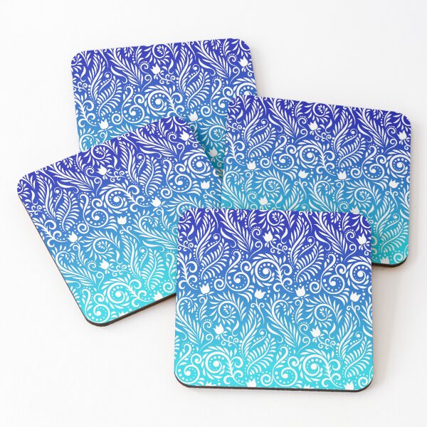 Item preview, Floral and Leaves - The Deep Sea RS designed and sold by CreativityRoams.