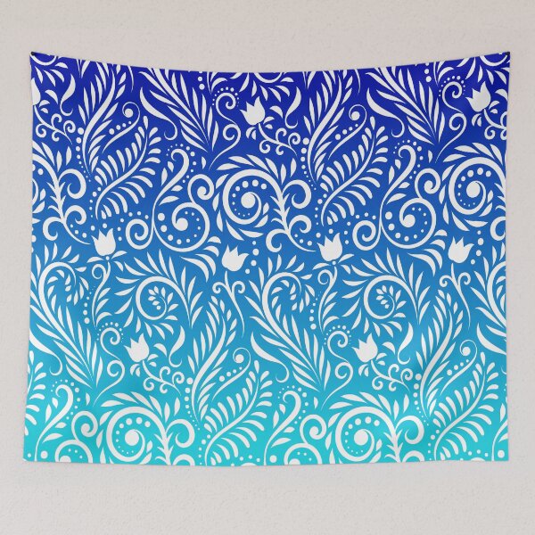 Item preview, Floral and Leaves - The Deep Sea RS designed and sold by CreativityRoams.