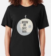 Parks and Recreation - The Moon Shall Join Your Coalition Slim Fit T-Shirt
