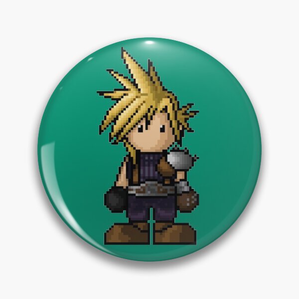 Item preview, FF7 Cloud Strife designed and sold by PixelKnight.