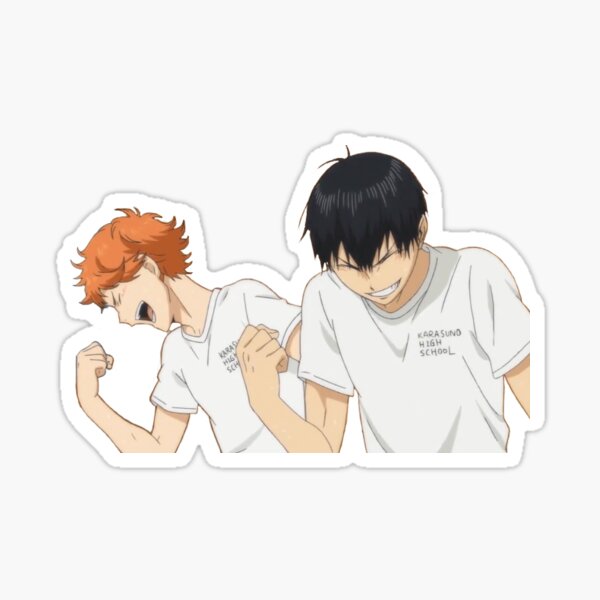 hinata y kageyama Pegatina