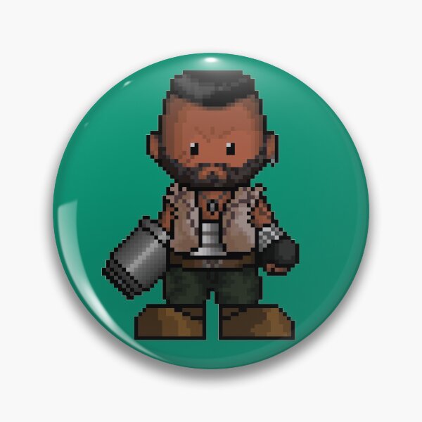 Item preview, FF7 Barret designed and sold by PixelKnight.