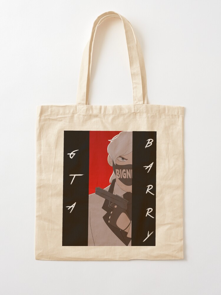 A New Era Gta Barry Tote Bag By Secretlymbarry Redbubble