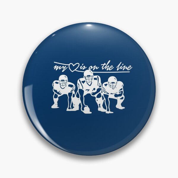 Item preview, Football My Heart Is On The Line Offensive Lineman  designed and sold by Sbgarror.