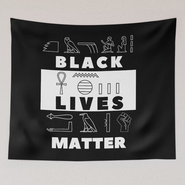 Item preview, BLACK LIVES MATTER with glyphs designed and sold by DotorEaon.