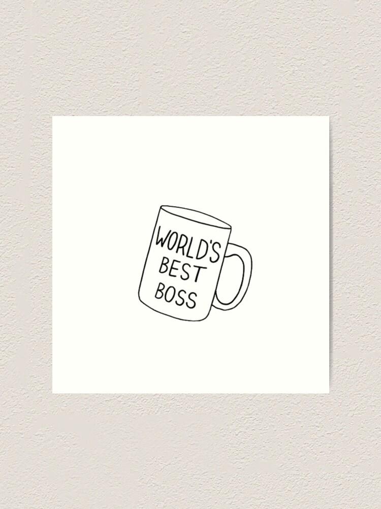 Personalized Photo Coffee Mug For Worlds Best Boss - Incredible Gifts
