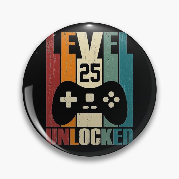 Artikelvorschau, Level 25 freigeschaltet 25. Geburtstagsgeschenk 25 Jahre Vintage 1995 Video Gamer entworfen und verkauft von nana1099.