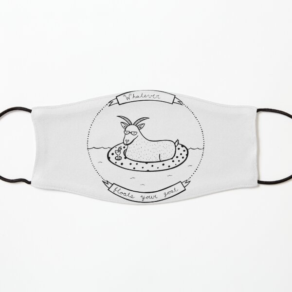 Whatever Floats Your Goat Kids Mask