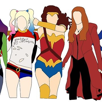 Female Superheroes Drawn With Actual Clothes On | Orbital Elements